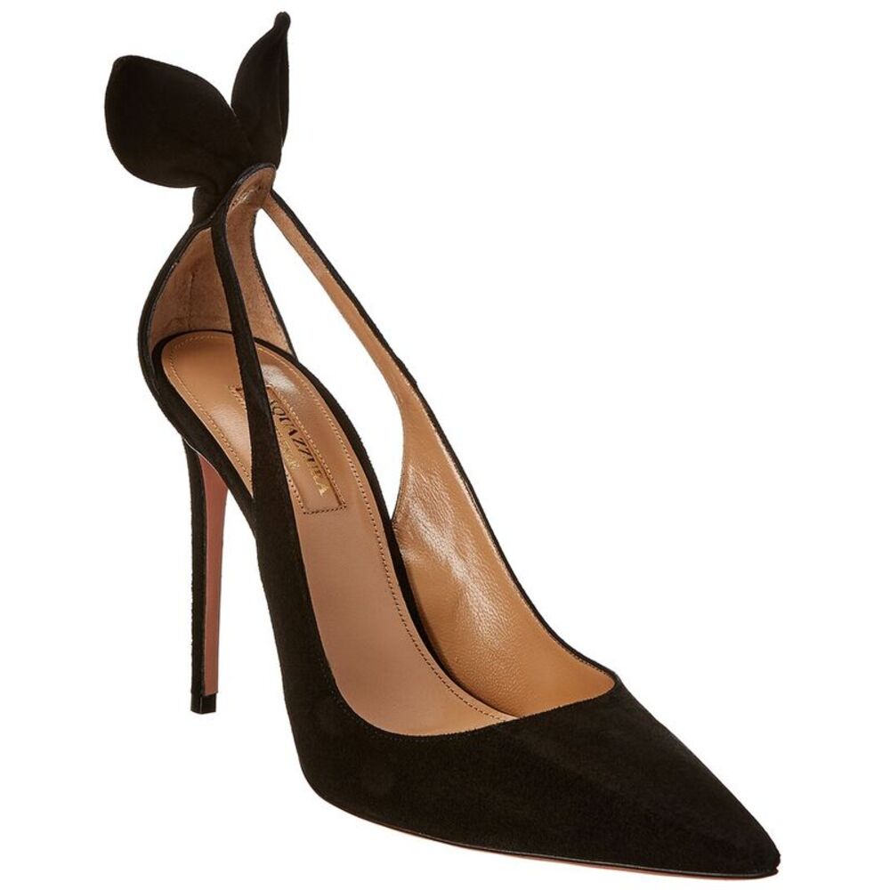 Aquazzura Deneuve 105 Suede Pump